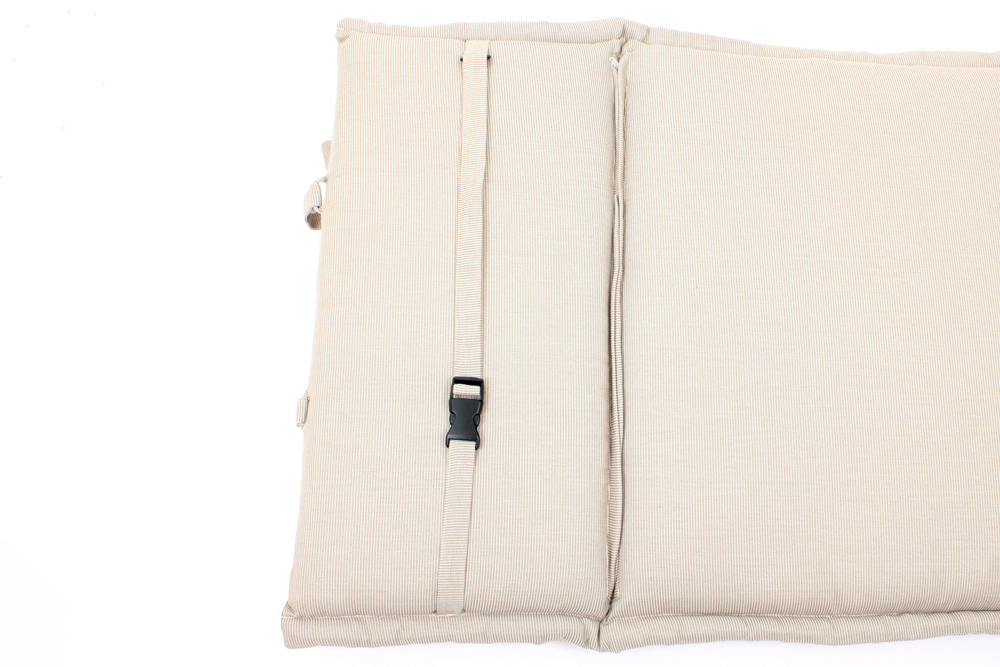Outdoor Kissen ROG 58x196cm beige Polster-Auflage für Gartenliege