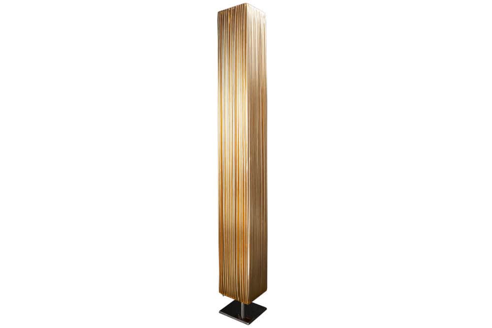 Moderne Designer Stehlampe PARIS 120cm gold Stehleuchte