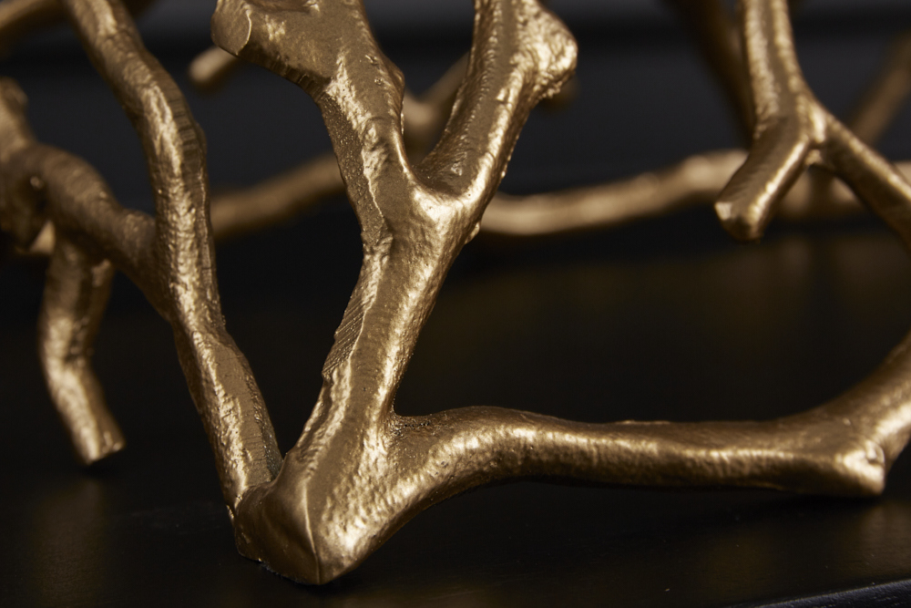 Eleganter Kerzenhalter ABSTRACT 60cm gold für 4 Kerzen