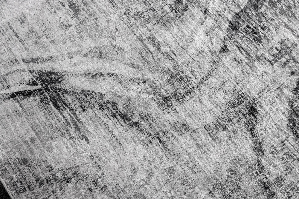 Design XXL Teppich ART RUGS 350x240cm grau weiß Flachgewebe Indoor
