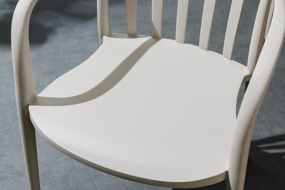 In- und Outdoor Gartenstuhl STUDIO ITALIA taupe stapelbar wetterfest
