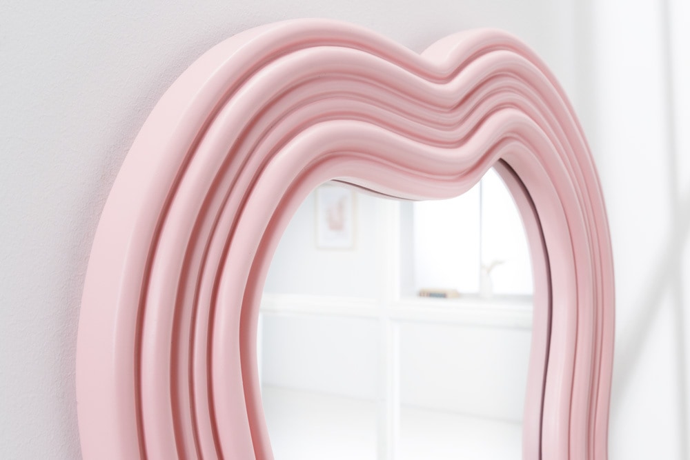 Design Wandspiegel ALICE II 100cm pastell rosa