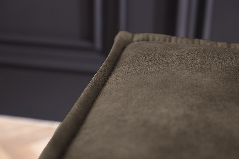 Design 3-Sitzer Sofa BOSSA NOVA 260cm antik taupe Microfaser Couch Wohnzimmer