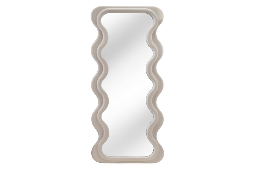 Design Wandspiegel CURVY 160cm greige