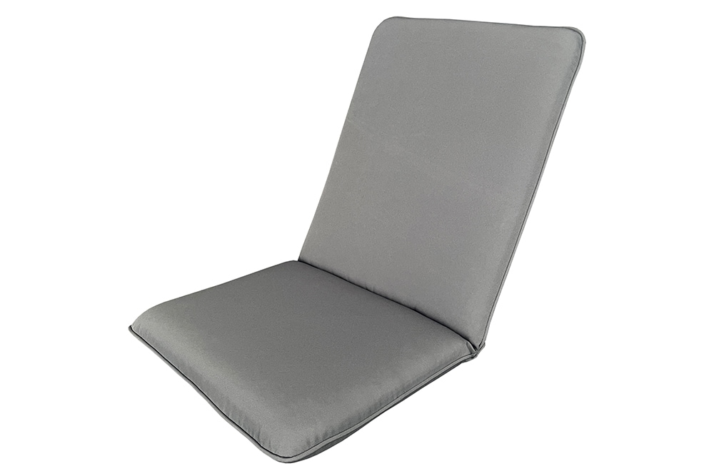 Outdoor Sitzkissen COMFORT LINE 50x100cm anthrazit für Niedriglehner-Stuhl Polsterauflage