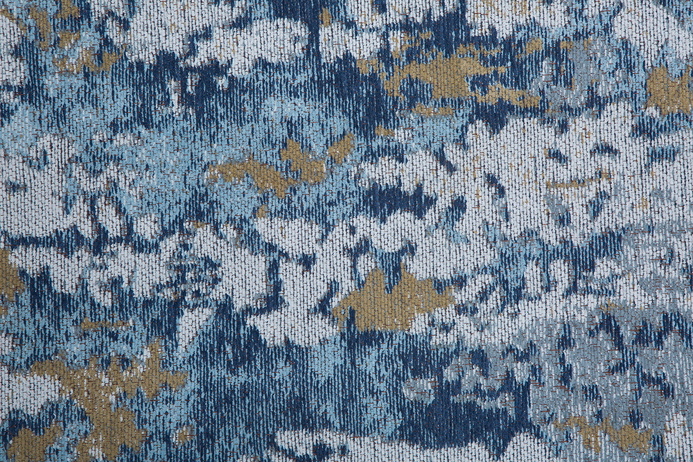 Design Teppich ABSTRAKT 240x160cm blau Baumwolle