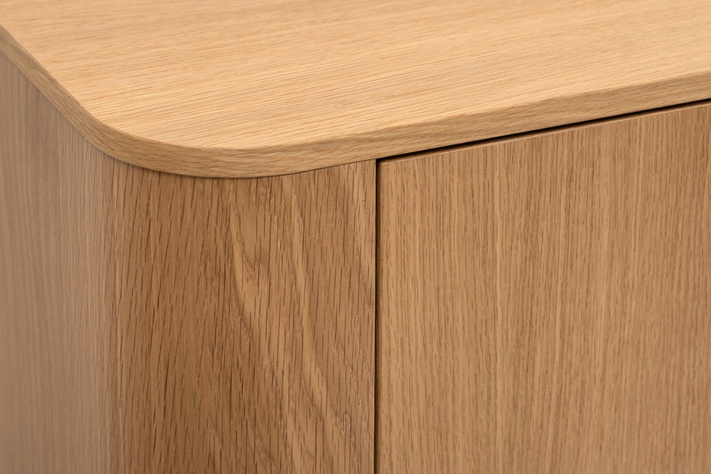 Modernes TV-Board VALHALLA WOOD 180cm natur Eichenholz Lowboard mit Stauraum
