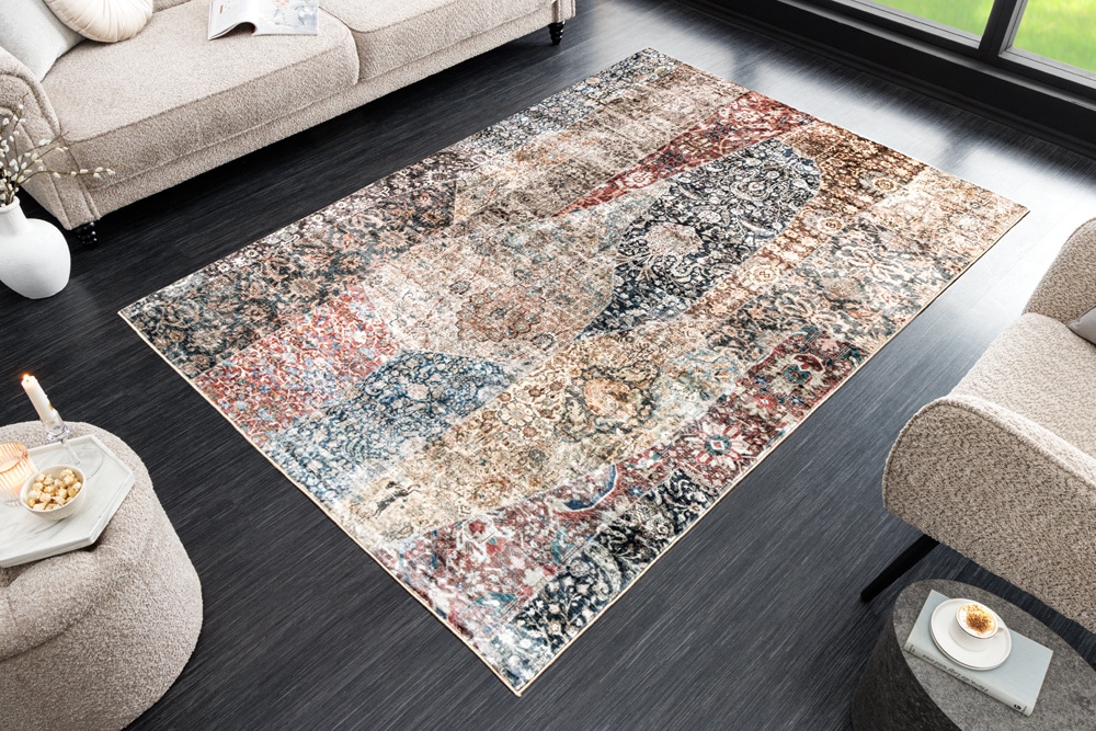 Moderner Teppich LEGENDS 230x160cm multicolor Kurzflor Indoor-Teppich