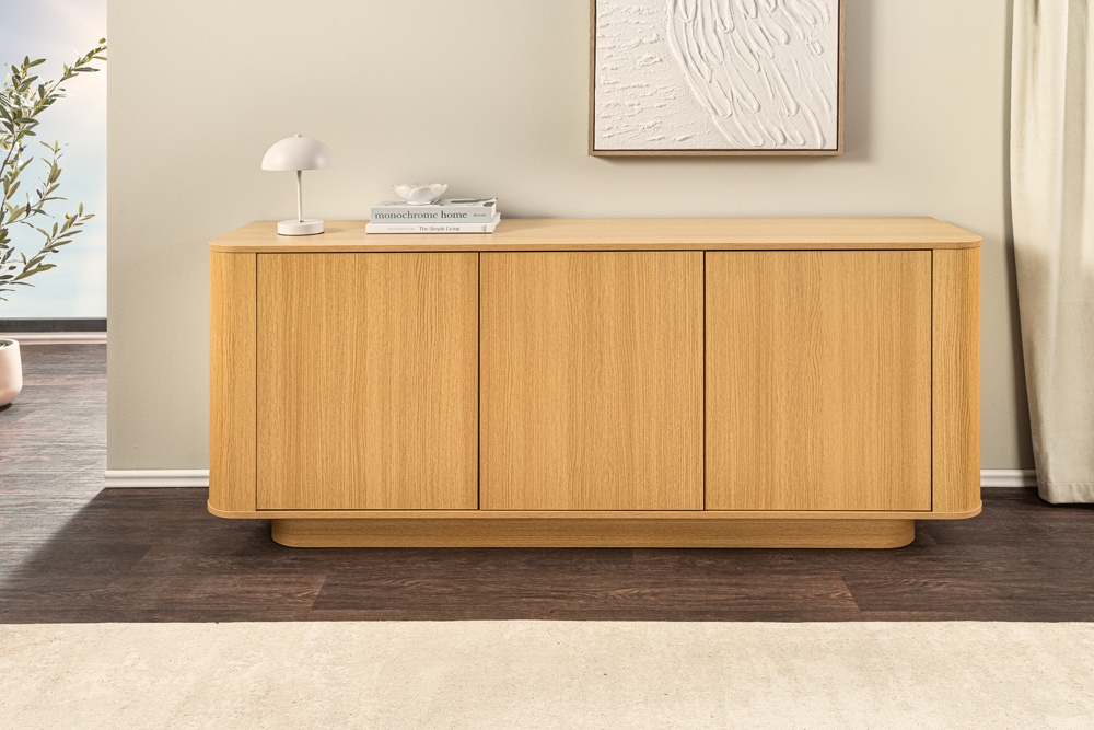 Modernes Sideboard VALHALLA WOOD 160cm natur Eichenholz Kommode