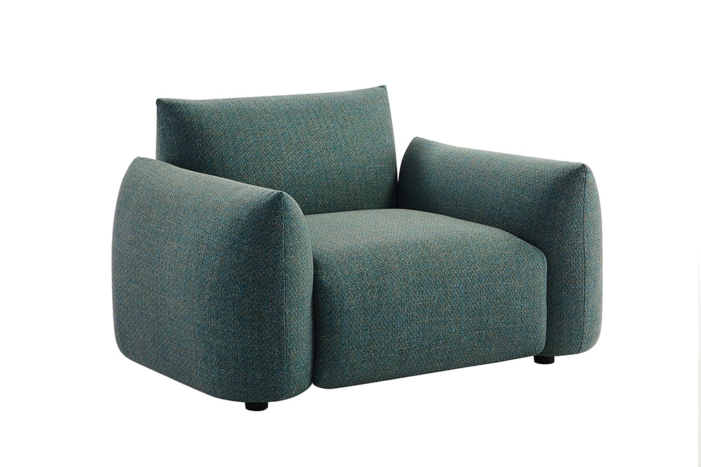In- und Outdoor Gartensessel SEAHAWK türkis Aluminium Olefin 1-Sitzer Sofa wetterfest