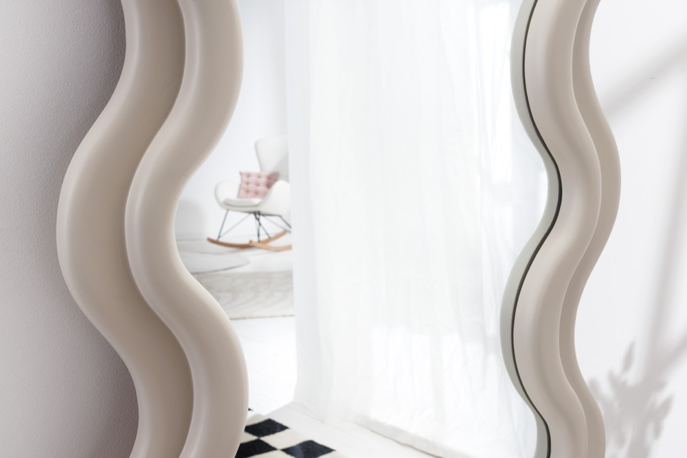 Design Wandspiegel CURVY 160cm greige