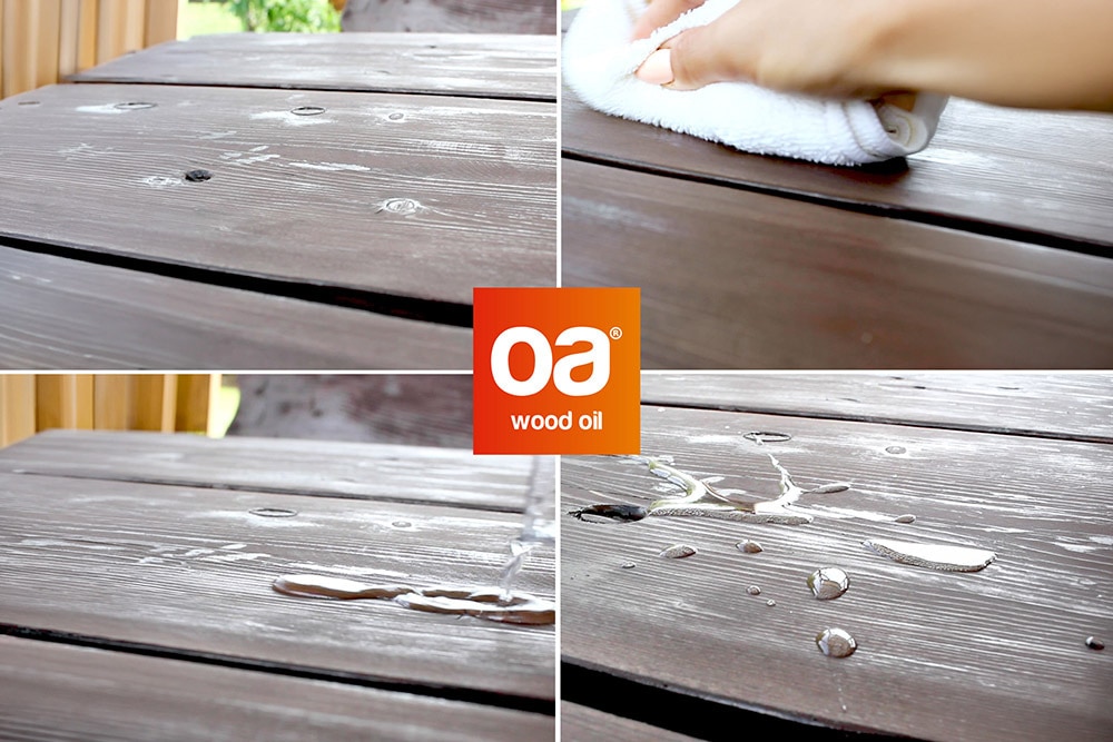 Pflegemittel OA WOOD OIL 250ml Imprägnierung für Holzmöbel wasserabweisend Holzöl
