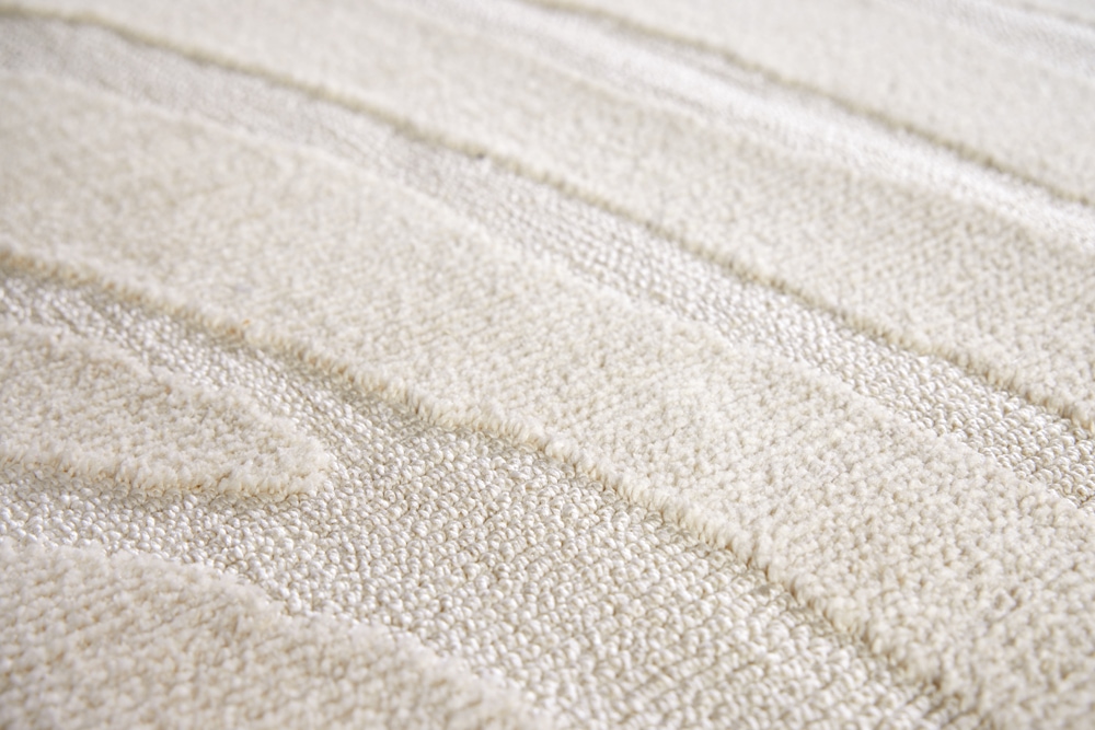 Design Teppich WAVE 240x170cm creme beige 3D-Effekt