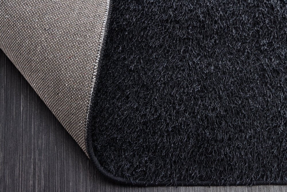 Design Teppich CLOUD 9 230x160cm schwarz Hochflor Indoor-Teppich
