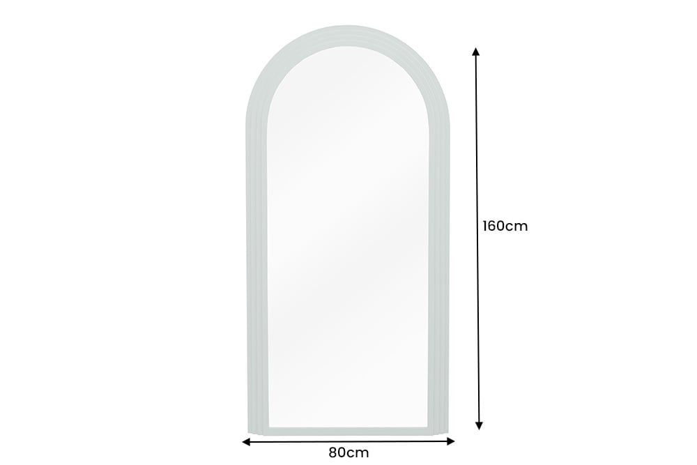 Design Wandspiegel ART DECO 160cm salbeigrün