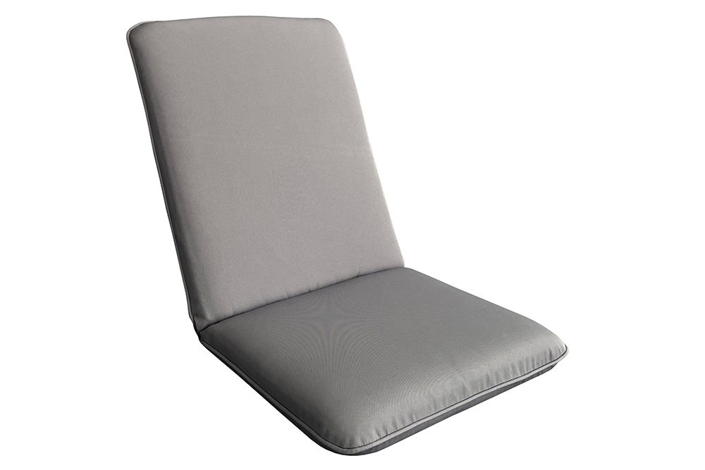 Outdoor Sitzkissen COMFORT LINE 50x100cm anthrazit für Niedriglehner-Stuhl Polsterauflage