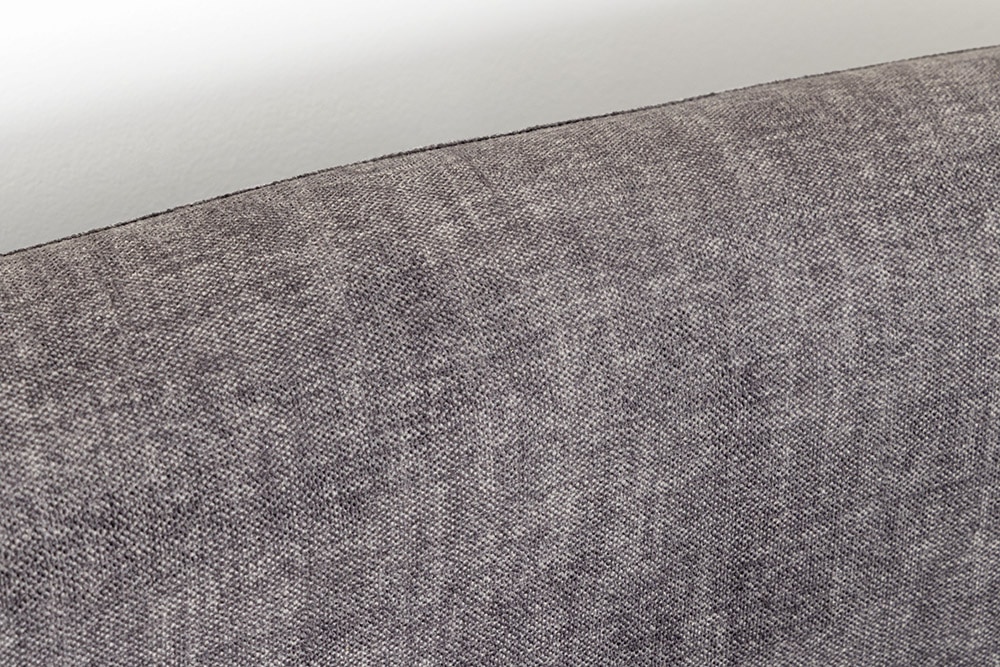 Extravagantes Sofa ELEMENTAL 180cm graphit grau Samt 2-Sitzer Couch organische Form