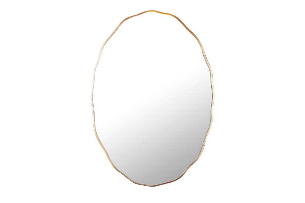 Eleganter Wandspiegel ELEGANCIA 100cm gold ovales Design