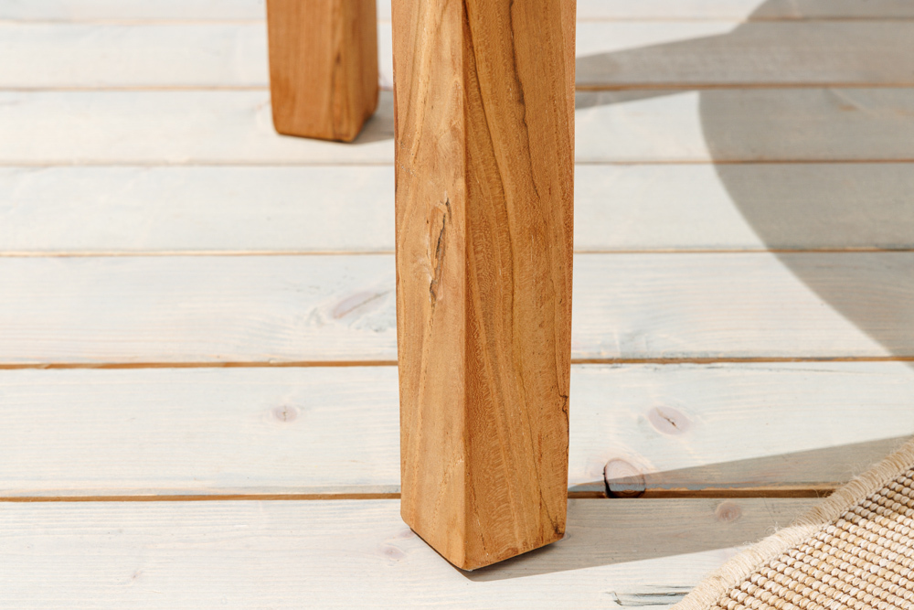 Massive Gartenbank EMPIRE TEAK 120cm natur Teakholz