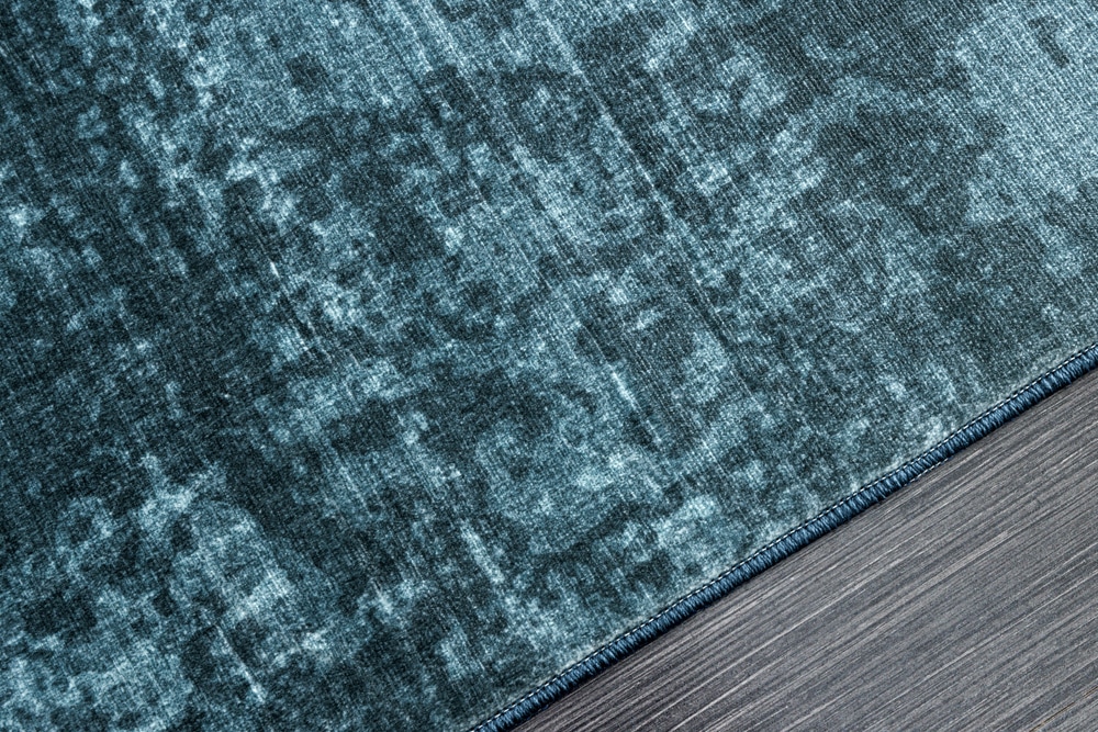 Moderner Teppich SOFT TOUCH 230x160cm blau Kurzflor Indoor-Teppich