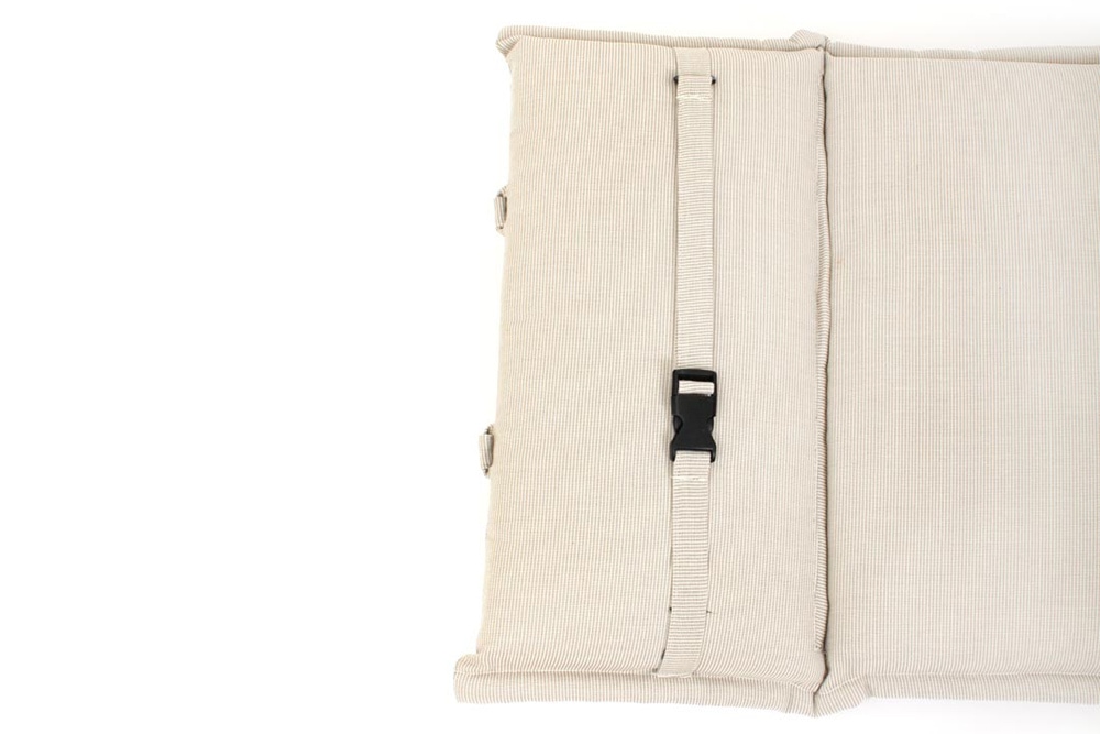 Outdoor Kissen ROG 45x186cm beige Sitzkissen Polster-Auflage für Deckchair