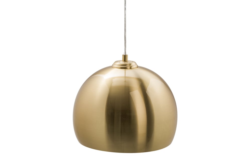 Moderne Hängeleuchte GOLDEN BALL 30cm gold Hängelampe höhenverstellbar