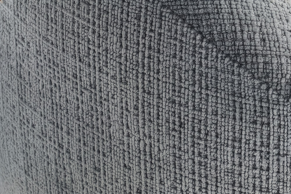 Drehbarer Design Sessel ALPINE grau Chenille Cremona 360° mit Armlehnen