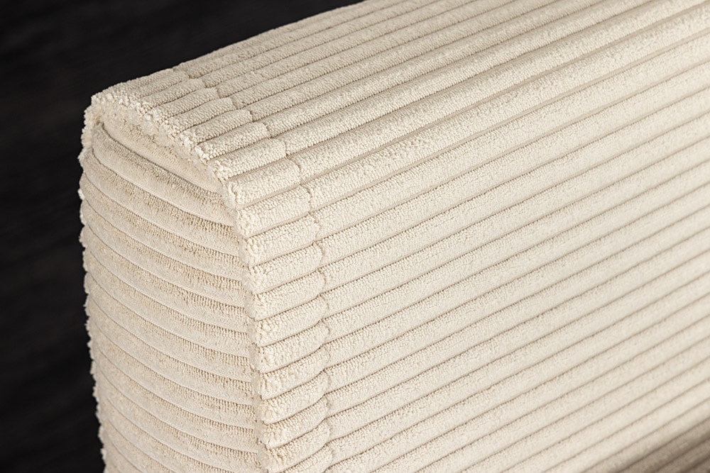 Retro Schlafsessel SMART MULTIFUNCTION 100cm beige Cord Bettfunktion inkl. Kissen