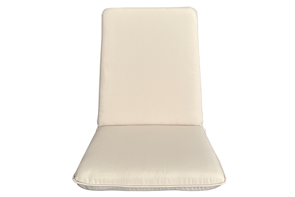 Outdoor Sitzkissen COMFORT LINE 50x100cm beige für Niedriglehner-Stuhl Polsterauflage