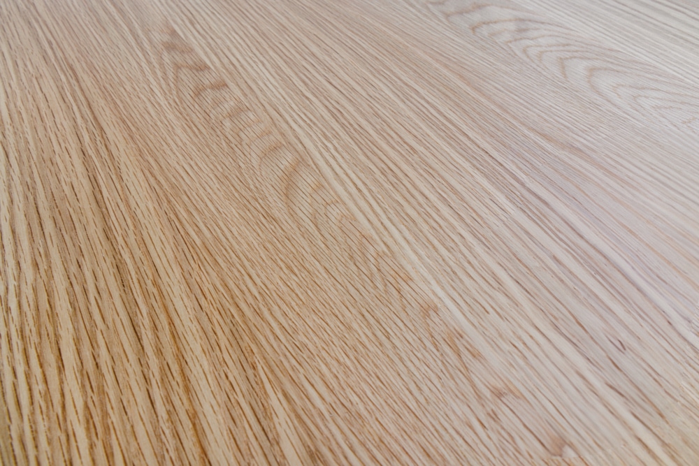 Runder Esstisch VALHALLA WOOD 120cm natur Eichenholz Säulenfuß