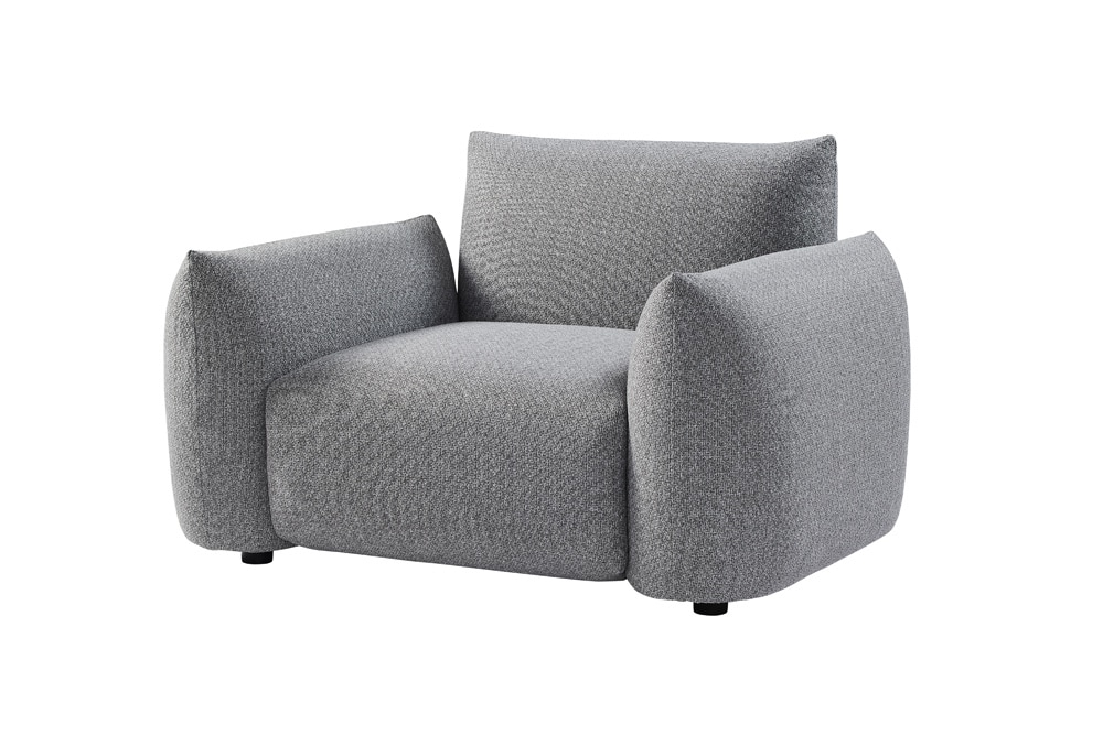 In- und Outdoor Gartensessel SEAHAWK anthrazit Aluminium Olefin 1-Sitzer Sofa wetterfest