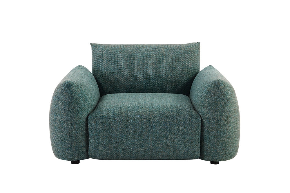 In- und Outdoor Gartensessel SEAHAWK türkis Aluminium Olefin 1-Sitzer Sofa wetterfest