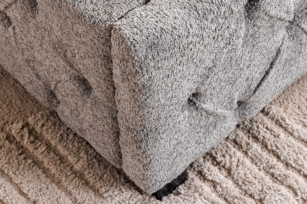 Design Boxbett PARIS 180x200 cm grau Bouclé Chesterfield Design Boxbett PARIS 180x200 cm grau Bouclé Chesterfield