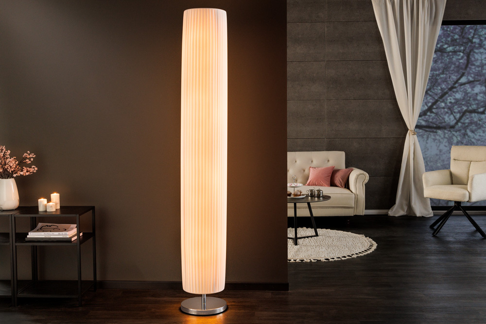 Modern Design Stehlampe SALONE 195cm weiß Stehleuchte Modern Design Stehlampe SALONE 195cm weiß Stehleuchte