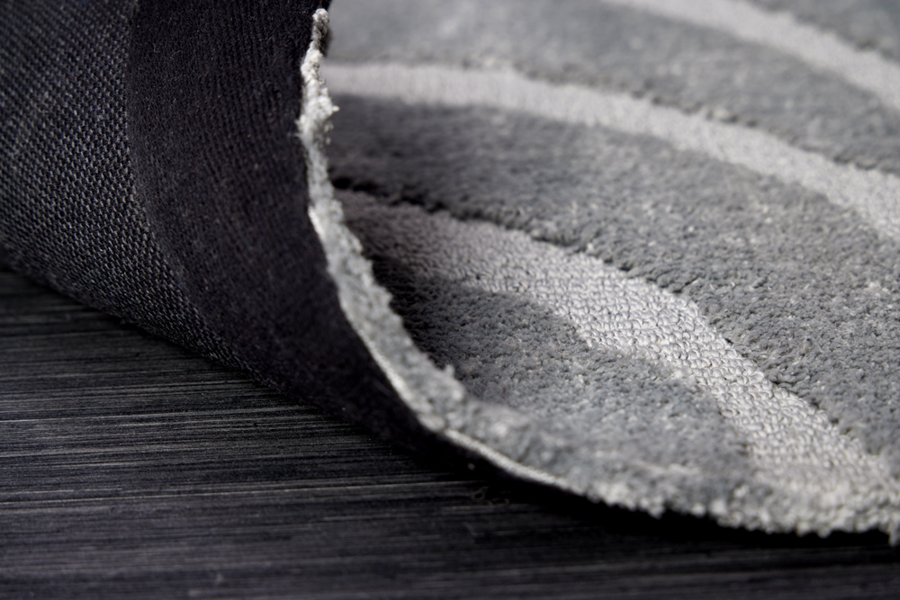 Design Teppich WAVE 240x170cm grau 3D-Effekt