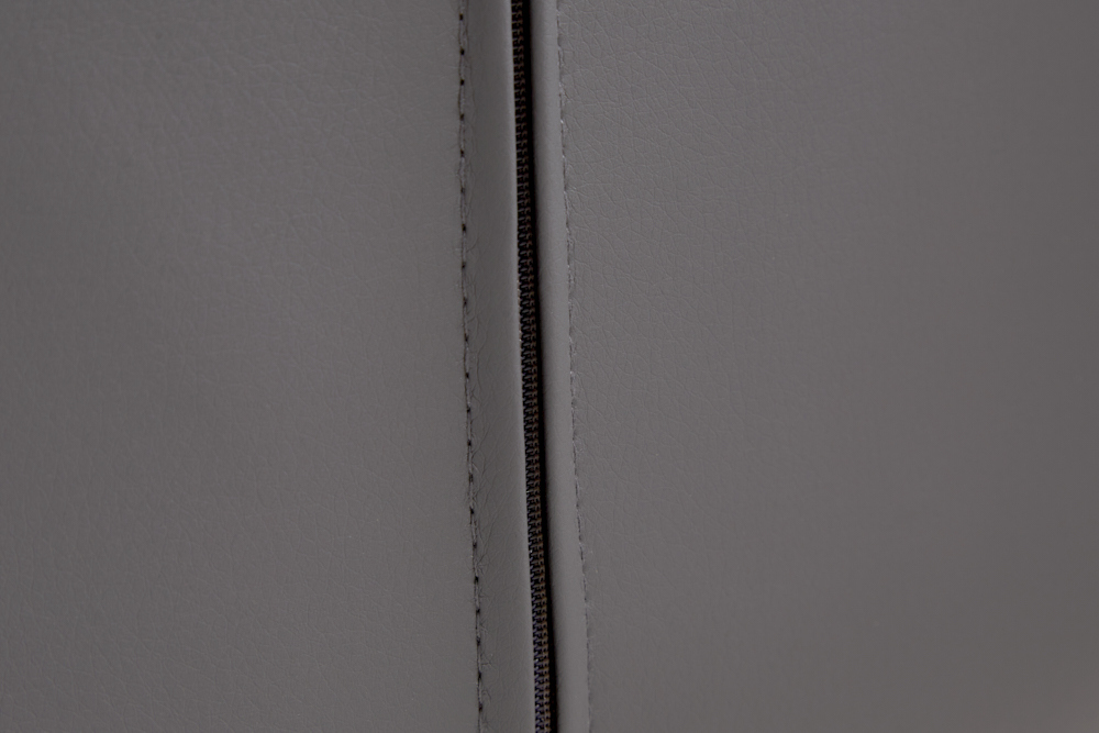 Design Stuhl DIVANI dunkelgrau Metallgestell schwarz im Retro Stil