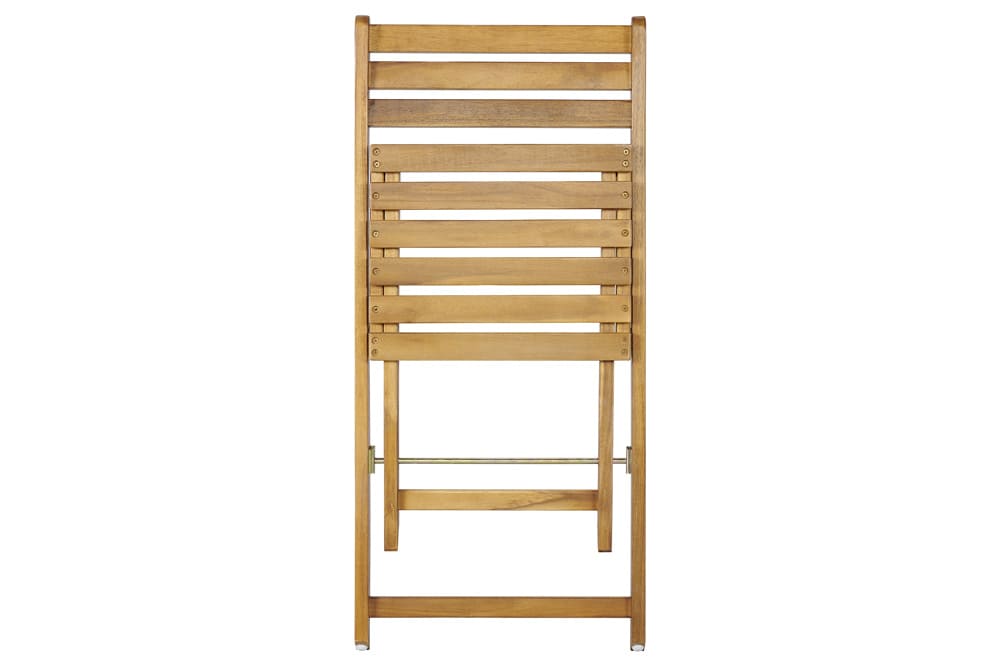 Outdoor Balkon Stuhl BALI natur honey Akazienholz klappbar wetterfest Gartenstuhl