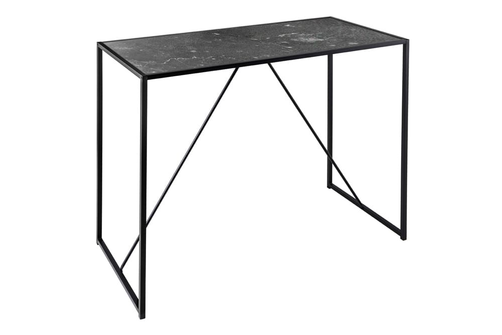 Moderner Bartisch SLIM LINE 120cm graphit Metall Tresen Stehtisch