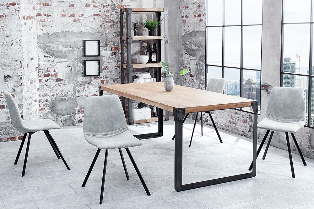 Retro Stuhl AMSTERDAM CHAIR stone grau Designklassiker