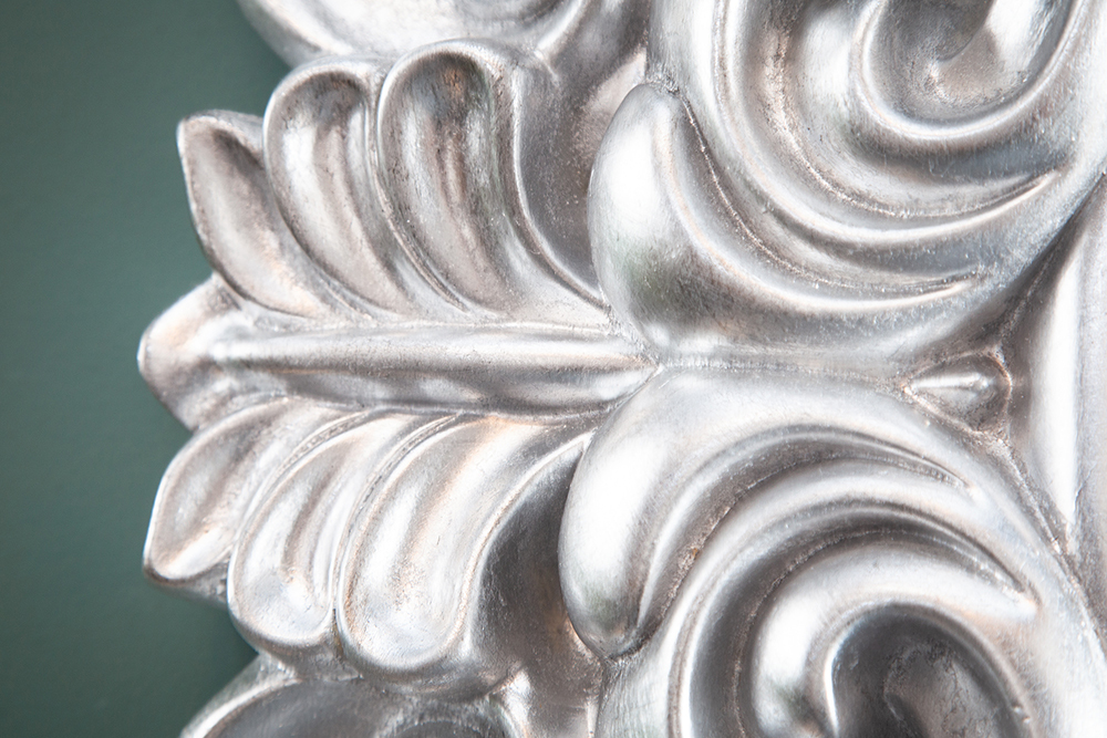 Eleganter Wandspiegel VENICE 180x90cm silber antik Barockstil