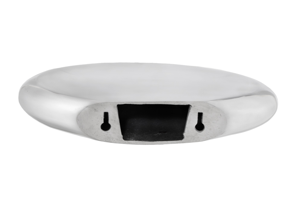 Modernes Design Wandregal TEAR 40cm silber Aluminium