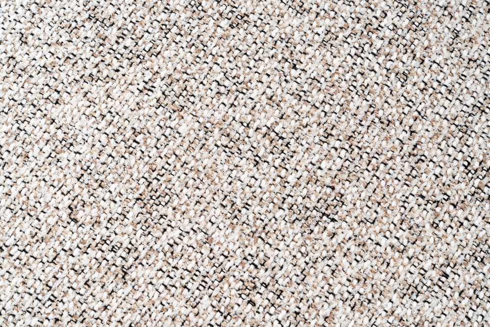 Drehbarer Stuhl WALKÜRE beige Eichenholz mit Taschenfederkern und Armlehne Walnuss