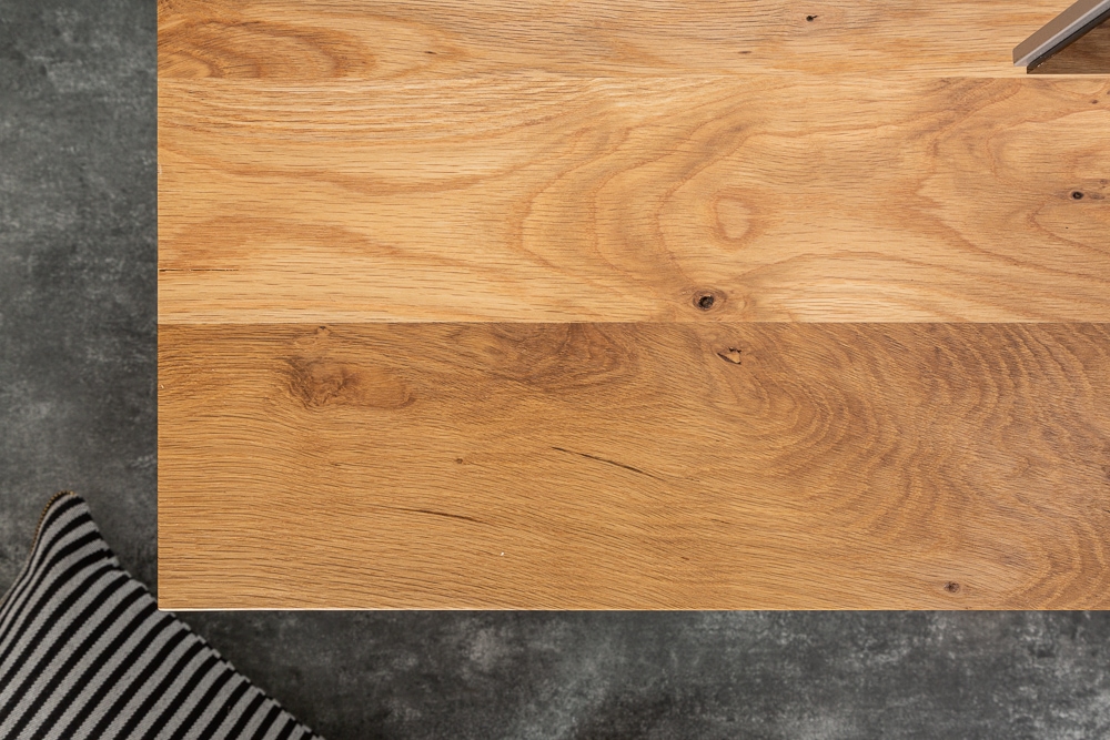 Massives TV-Board LIVING EDGE 160cm Wildeiche geölt Baumkanten Lowboard