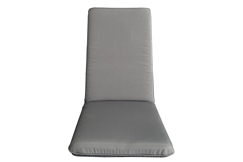Outdoor Sitzkissen COMFORT LINE 50x122cm anthrazit für Hochlehner-Stuhl Polsterauflage