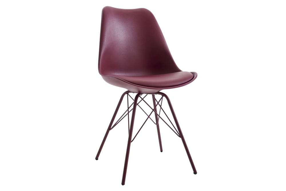 Retro Stuhl SCANDINAVIA MEISTERSTÜCK rot