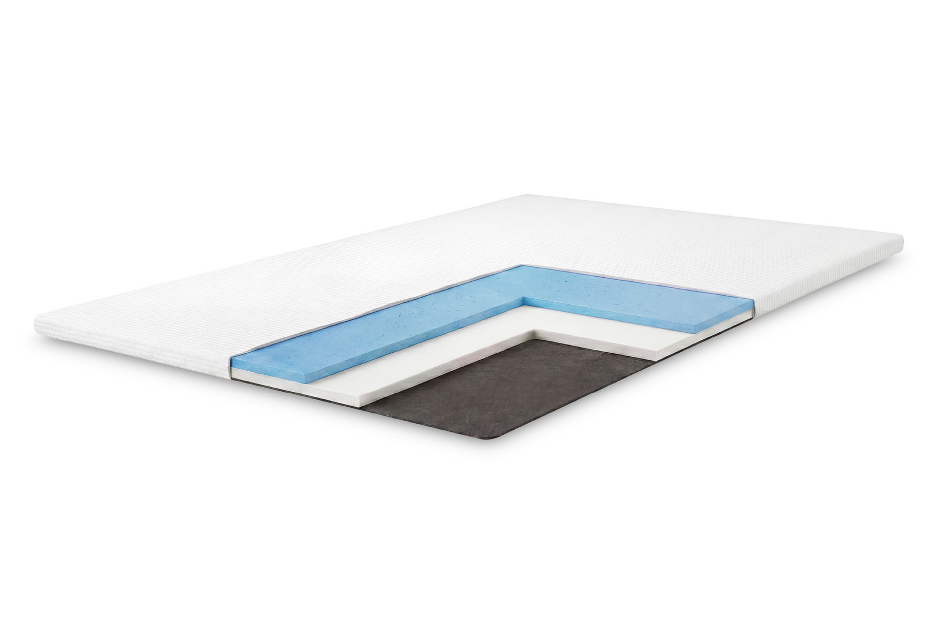 Bequemer Topper CLOUD FLEX 180x200cm weiß