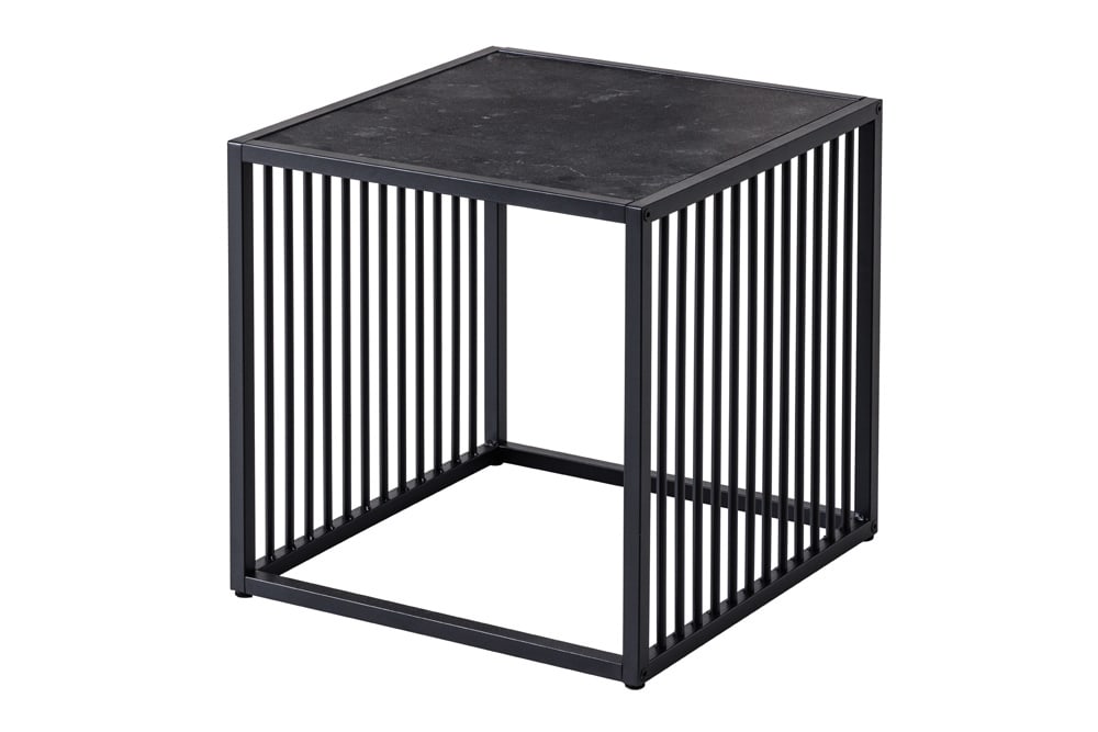 Design Beistelltisch ARCHITECTURE 40cm graphit Metall
