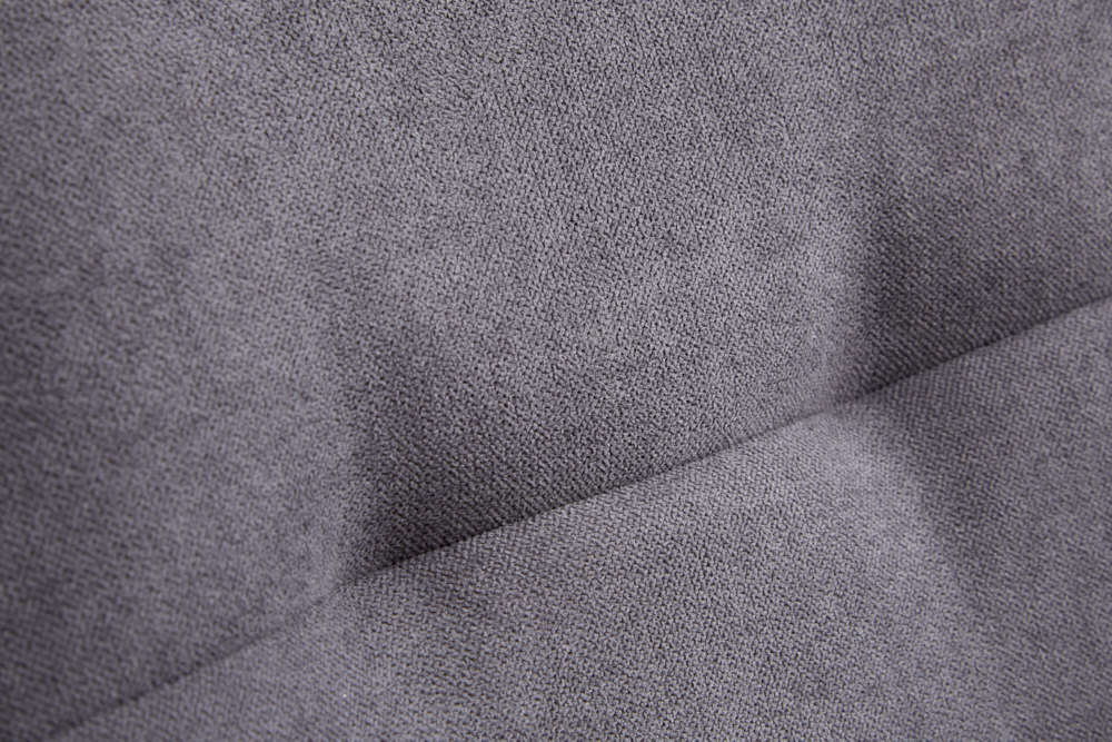 Design Stuhl DIVANI dunkelgrau Metallgestell schwarz im Retro Stil