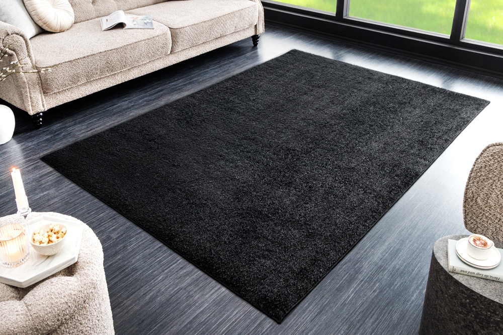 Design Teppich CLOUD 9 230x160cm schwarz Hochflor Indoor-Teppich