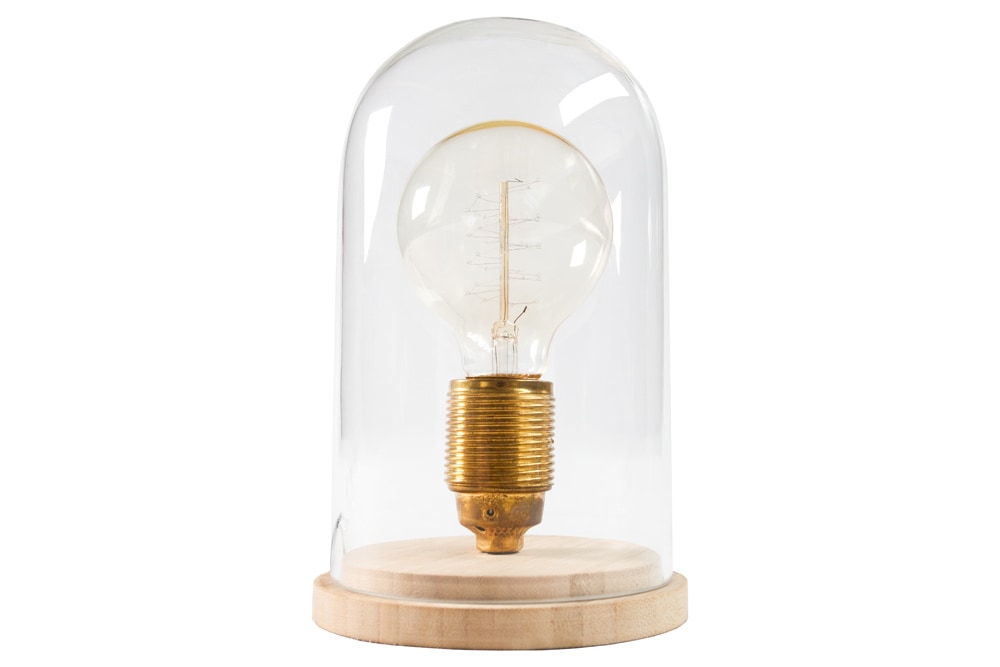 Industrial Tischlampe EDISON 22cm Glühbirne Tischleuchte